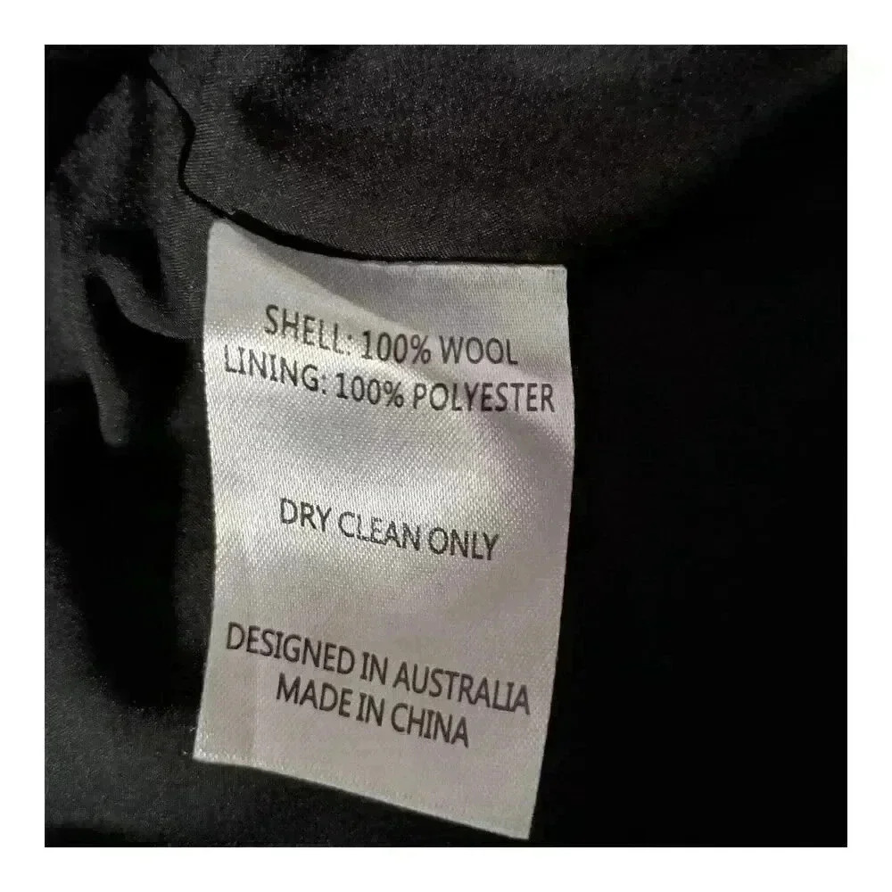 Anna Quan Sybil Vest Top Wool Black Women's 12 - Picture 8 of 8